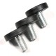 Flat Head Thumb Screws - Quick Install Steel M4-M8 Plastic