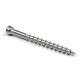 DIN571 Hex Head Wood Screws - M4x25mm / 14x1.5 inch A2/A4 Stainless Steel Deck Screws