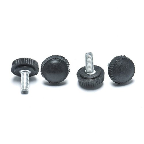 Straight Knurled Binding Head Thumb Screw - Quick Install M4, M5, M6, M8 Steel/Plastic