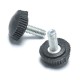 Straight Knurled Binding Head Thumb Screw - Quick Install M4, M5, M6, M8 Steel/Plastic