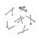 Square Socket Robertson Wood Screw - ST5/ST6/ST8/ST10 Self-Tapping Stainless Steel Decking Screw