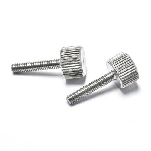 Straight Knurled Small Cheese Head Thumb Screws - Stainless Steel 304/316 M1.6-M6 Resistant to Rust