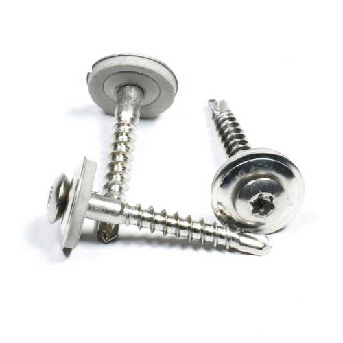 Pozidriv Oval CSK Head Spengler Screw - Stainless Steel A2 with Bonded Sealing Washer 4.5/5.5/6/8 mm, 15mm/20mm