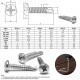 Cross Recessed Pan Framing Head Teks Self-Drilling Tapping Screw - Stainless Steel and Carbon Steel