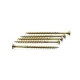 High Strength Steel Pozidriv Double CSK Head Wood Screws - Knurled Body for Fixing Wooden Structures