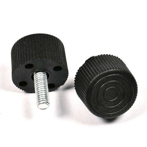 Quick Install High Cheese Head Thumb Screws - Steel M4-M8 Plastic Knurling