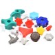 Three Lobe Flower Head Thumb Screws - Steel M5, M6, M8 Plastic