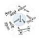 18-8 Socoje Steel Stainless Steel 304 M6 M8 Hex Socket Button Wafer Head Self Tapping Screws 1pc