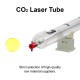 Socoje 100W CO2 Laser Tube 1450mm Long 80mm Dia. With Advanced Coating 10000hr Service Life for Laser Engraver Cutter Laser Engraving Machine FDA Approved 1pc