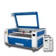 150W Socoje RECI W6 CO2 Laser Cutter 1300×900mm with S&A5200 Water Chiller 1 set