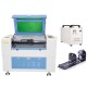 35 ⁷/₁₆ x 23 ⁵/₈ Inches 100W Reci W4 CO2 Laser Engraver Cutter  With Ruida DSP RDWorks V8 Compatible And LightBurn Software 1 set