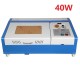 40W CO2 Laser Engraver And Cutter With 12 x 8 inches  Worktable Area 1 set