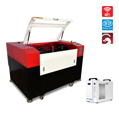 Socoje Tools Socoje Tools RMLASER RM960PRO 36 x 24 Inches CO2 Laser Engraving Machine with Honeycomb and Water Chiller Reci 100w Laser Cutter Machine