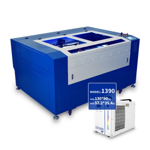 120W Socoje Co2 Laser Cutting Machine Laser Engraving Machine 51 x 35 In Laser Engraver Laser Cutter Machine With Chiller Honeycomb 1pc