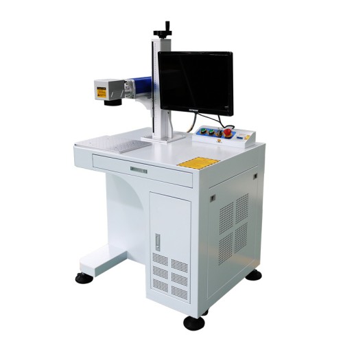 Desktop Fiber Laser Marking Machine 30W with Monitor EZ Cad FDA