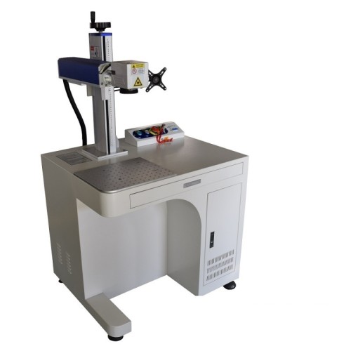 20W Cabinet Socoje Fiber Laser Marking Machine EZCad For Metal 1 set