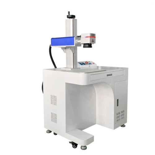 30W Cabinet Fiber Laser Marking Machine EZ Cad FDA Certified for Metal With LightBurn Software 1 set