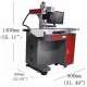 30W Deep Engraving Fiber Laser Marking Machine FDA for metal and more 1 set