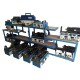 CHINA Electric heavy duty horizontal wood drilling machine DB90 furniture cabinets hole line boring machine