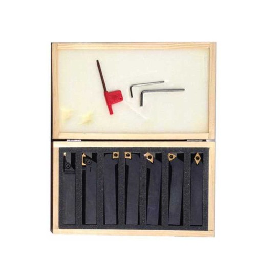 Socoje Tools 12-126-S02 7 PCS 3/8 Insert Tool Holders Carbide Insets Set