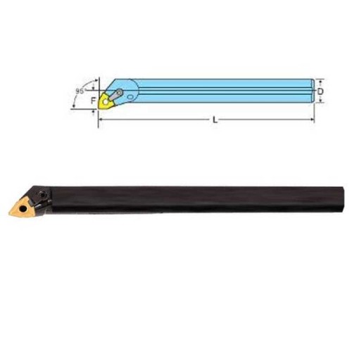 Socoje Tools 12-252-516  Bar 1″ Shank 1″, S16t-mwlnr4 ,tin Coated Insert Indexable Carbide Tipped Boring