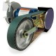 8 inch Multitool Grinder 1HP 120V, assembled with 8CW attachment (2x48 belt - 8 inch contact wheel)