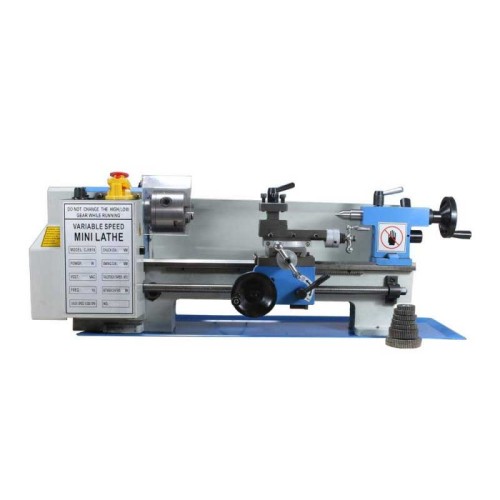 7 inch x 14 inch Variable Speed Benchtop Mini Metal Lathe MT3 110V 3/4HP