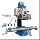 VM25L-D 7" x 27" Benchtop Milling Machine Variable Speed 100-2250 RPM  1.5HP(1100W) Brushless Compact Mill Drill with R8 Spindle and 3-Axis DRO