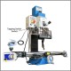 VM25L-DP 7" x 27" Benchtop Milling Machine Variable Speed 100-2250 RPM  1.5HP(1100W) Brushless motor Mill Drill with3-Axis DRO&X-Axis Power Feed