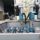 Automatic loading and unloading Aluminum die casting Socoje drilling tapping machine