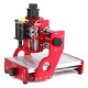 Red 1419 3 Axis Mini DIY CNC Router Engraving Machine Standard Spindle Motor Wood Carving Milling Woodworking Engraver