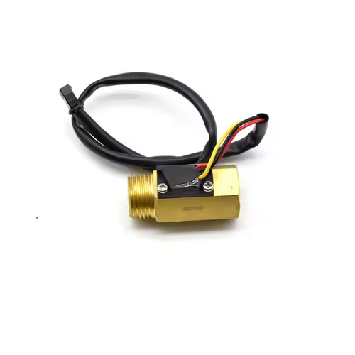 G1/2 Flow Sensors Magnetic 1-30L/min Hall Effect Brass Liquid Water Flow Sensor For Hot Water Heater