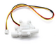 Food Grade Plastic 1/2" 3/4" 1/4" OEM Turbine Flow Sensor Hall Effect 4-20ma Water Flow controller water flow switch sensor