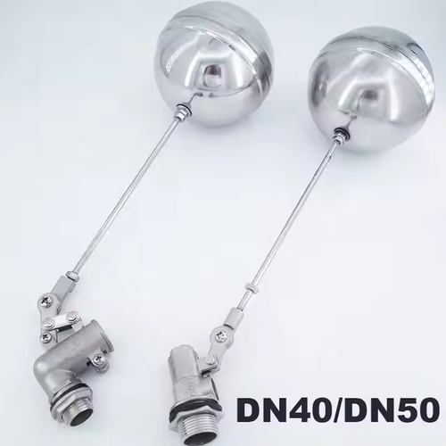 High Temperature Water Level Switch DN40 DN50 Cold and Hot Water Tank Float Valve 1-1/2 2" Stainless Steel SS304 Toilet Valve