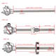 Pt100 Thermal Resistance K Type Rtd Temperature Thermocouple Sensor