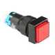 10mm red LED push button switch - micro tactile click switch with light