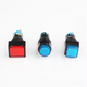 10mm red LED push button switch - micro tactile click switch with light