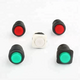 16mm On/Off Push Button Switch - Red & Green LED Latching