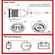 19MM 22MM Touch Switch With Wire Waterproof Metal Push Button Switch Stainless Steel Metal Piezo Switch IP68 NO NC