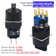 Mini Rotary Switch 3 Position 16mm 5/8in Selector Switch 3 Position Select Switch Knob 5A 250V ON Off 2NO 2NC DPDT Latching with Wire 2 Pcs UL Certification