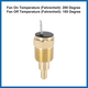 Car Radiator Fan Thermal Switch 3/8 Inch NPT 200 Degree to 185 Degrees