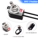 2pcs Toggle Switch SPST 2 Position Latching ON/Off 6A AC 125V /10A DC 12V Toggle switches Incidental 5.2 inch Connect Wire Rocker Arm Switch KNS-1