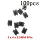 100pcs Car Remote Control Key Tactile Switches Buttons Touch Key For Hyundai,Nissan,Honda,VW,Toyota,Kia,Peugeot