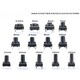 20PCS PCB Momentary Tactile Tact Mini Push Button Switch Panel DIP 4Pin Micro switch 6*6*4.3/5/6/7/8/8.5/9/10/11/12/13/14/15MM