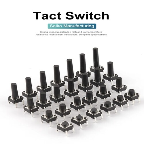 20PCS/lot Tactile Switch Momentary Tactile tact Push Button Switch 6x6x4.3/5/5.5/6/7/8/9/10/11mm Mini Micro Switch 6x6mm