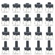 30pcs Tactile Switch 6x6mm 4Pin DIP/SMT H=13.5/14/14.5/15/16/17/18/19/20~26mm Momentary Tact Button Mini Push Button Widely Use