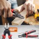 5 in 1 Plier Tool Set High Carbon Steel Wire Cutters Wire Strippers Needle Nose Pliers Long Range Durable Suitable