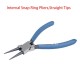 CR-V Material Straight Tips 5/7 Inch External/Internal Snap Ring Pliers 120Pcs