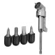 5PCS Extended Bit Holder Set with Premium Quality 25mm PH1 PH2 PH3 PZ2 Heads Versatile Use Sturdy High-Endurance