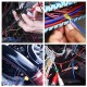 120pcs T-Tap Wire Connectors Self-Stripping Quick Splice Electrical Wire Terminals Insulated Male Quick Disconnect Spade Terminals Assortment Kit